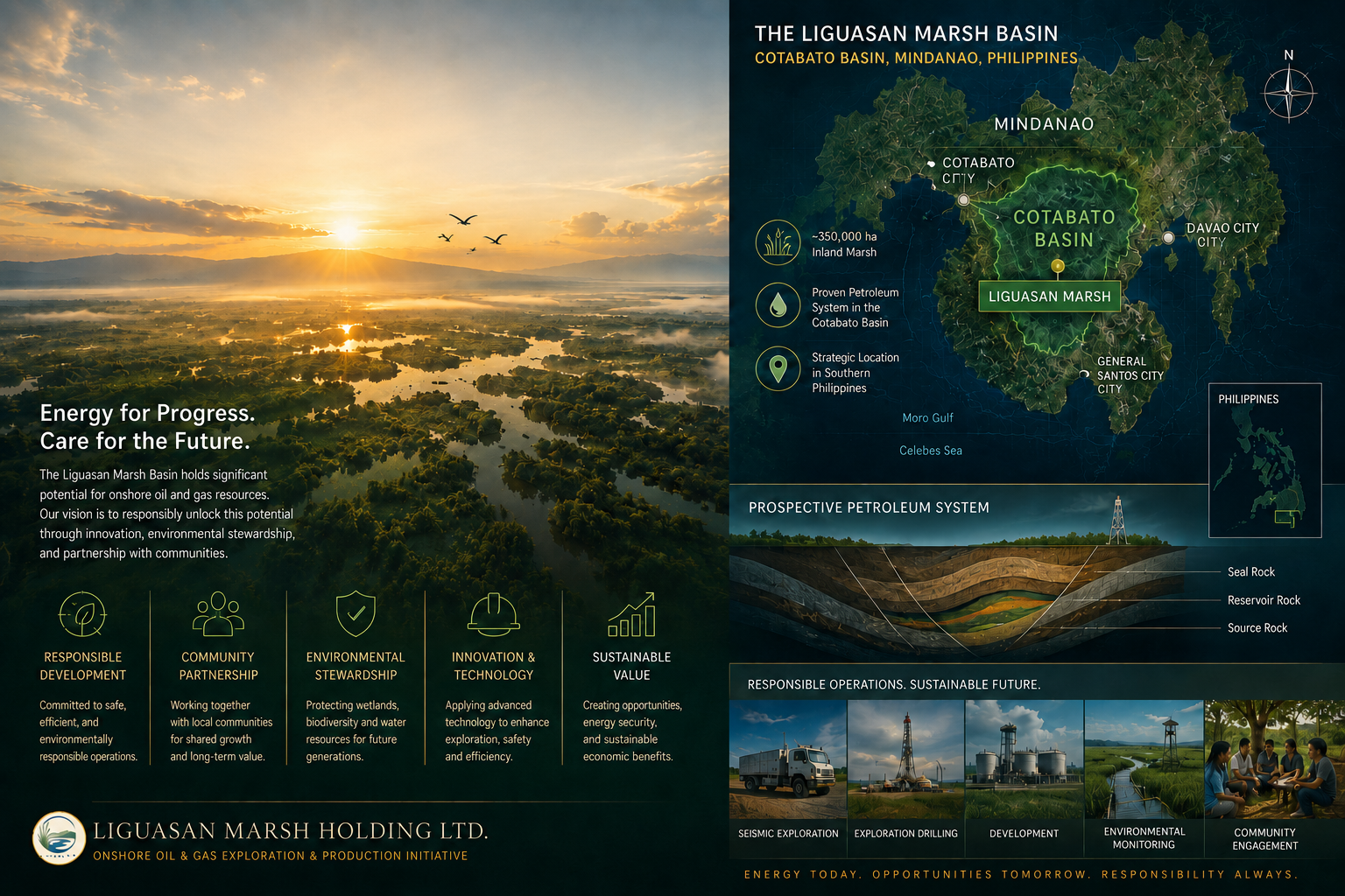 Liguasan Marsh energy frontier overview poster